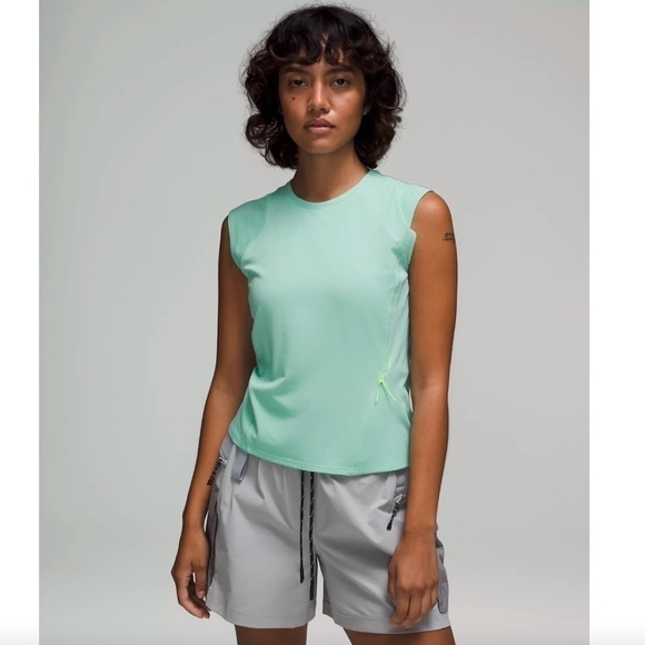 Lululemon Cap Sleeve Wild Mint Top - Picture 1 of 4